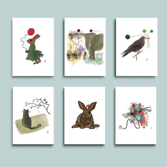 Grief Forest Greeting Cards